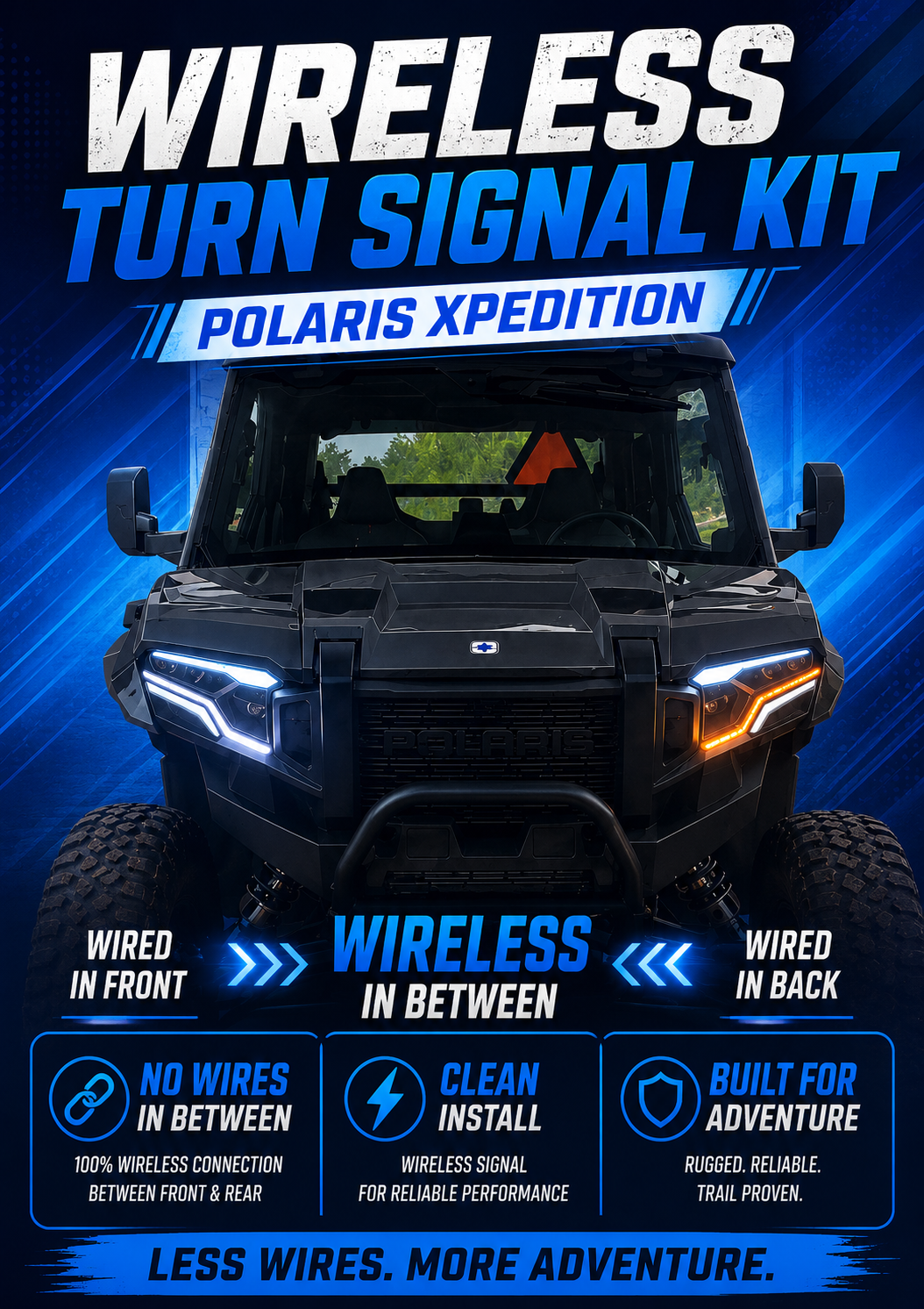 TTS-Z Polaris Xpedition Wireless Turn Signal Kit