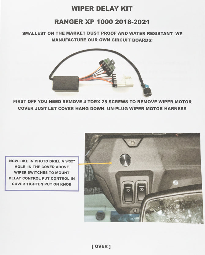 Intermittent Wiper Delay Kit for Polaris